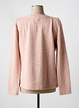 Pull col bateau manches longues rose SKIDRESS femme