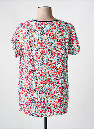 Blouse manches courtes manches courtes rouge ELLE EST OU LA MER femme