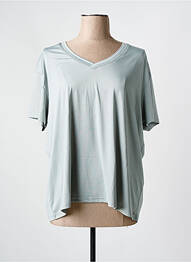 T-shirt manches mi-longues manches courtes vert LUHTA femme