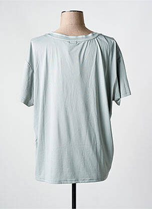 T-shirt coupe droite manches courtes vert LUHTA femme