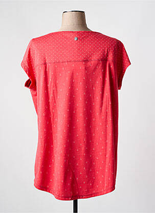 T-shirt imprimé fantaisie manches courtes rouge RAGWEAR femme