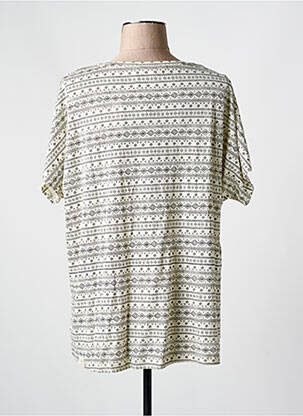 T-shirt imprimé fantaisie manches courtes beige RAGWEAR femme