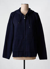 Gilet manches longues bleu ELLE EST OU LA MER pour femme seconde vue