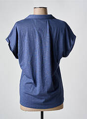 Polo bleu ELLE EST OU LA MER pour femme seconde vue