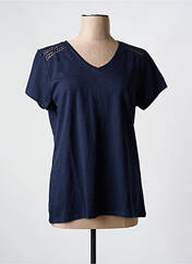 T-shirt bleu ELLE EST OU LA MER pour femme seconde vue