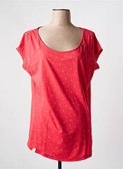 T-shirt rouge RAGWEAR pour femme seconde vue