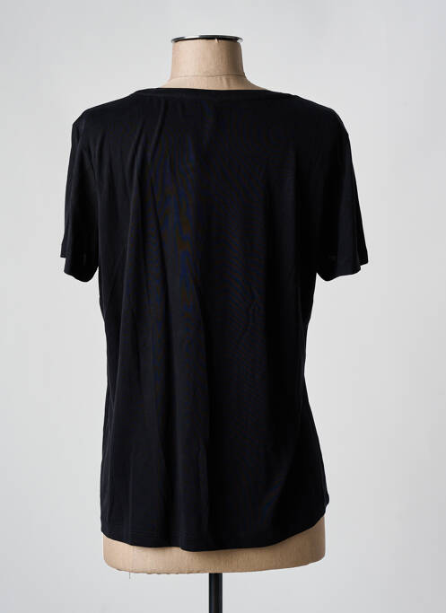 T-shirt stretch manches courtes noir SUN VALLEY femme