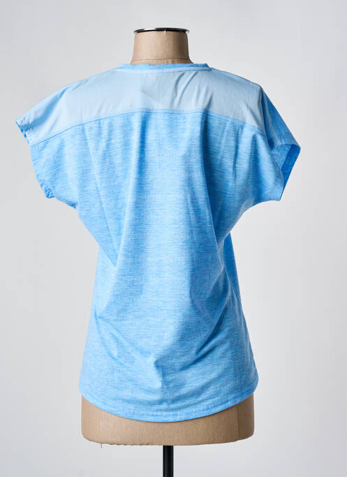 T-shirt col v manches courtes bleu LAFUMA femme