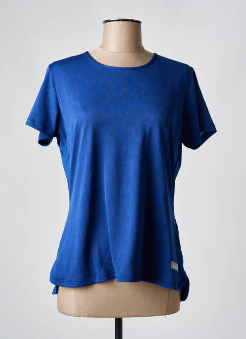 T-shirt stretch manches courtes bleu LAFUMA femme