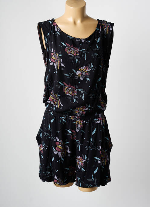 Combishort tissage popeline sans manche noir RAGWEAR femme
