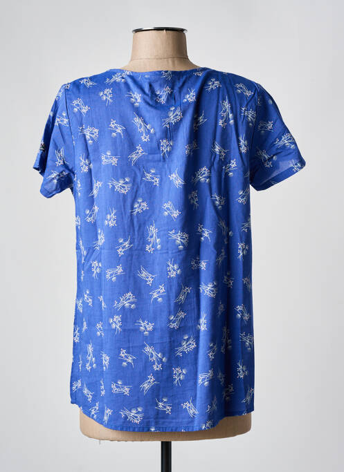 Top bleu ELLE EST OU LA MER pour femme