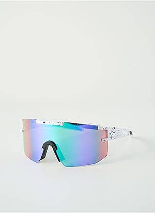 Lunettes de soleil imprimé fantaisie blanc CITY VISION EYEWEAR unisexe