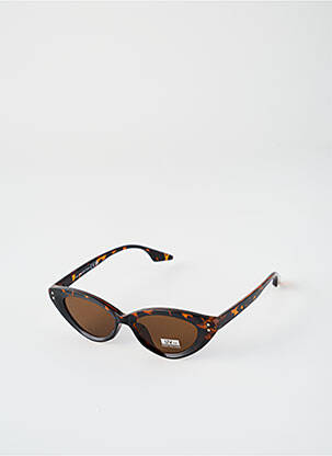 Lunettes de soleil imprimé fantaisie marron CITY VISION EYEWEAR femme