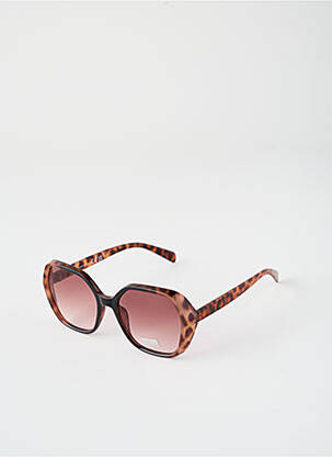 Lunettes de soleil imprimé fantaisie marron CITY VISION EYEWEAR femme
