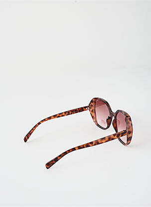 Lunettes de soleil imprimé fantaisie marron CITY VISION EYEWEAR femme