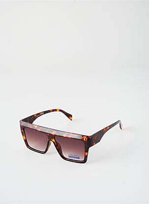Lunettes de soleil imprimé fantaisie marron CITY VISION EYEWEAR femme