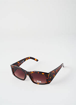 Lunettes de soleil imprimé fantaisie marron CITY VISION EYEWEAR femme