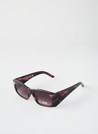 Lunettes de soleil imprimé fantaisie marron CITY VISION EYEWEAR femme