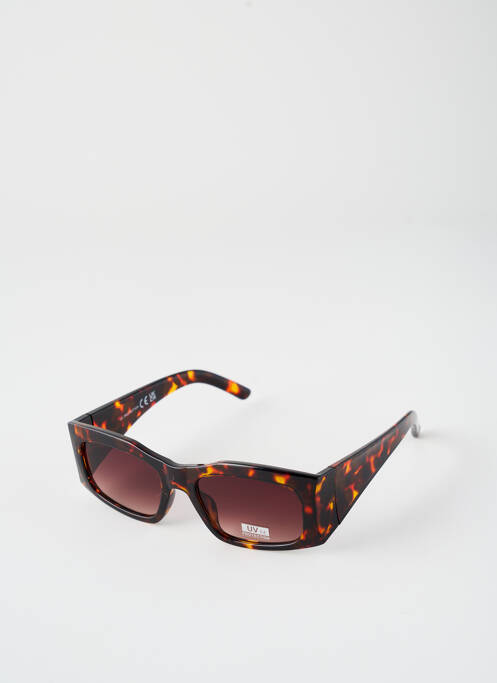 Lunettes de soleil imprimé fantaisie marron CITY VISION EYEWEAR femme