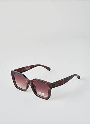 Lunettes de soleil imprimé fantaisie marron CITY VISION EYEWEAR femme