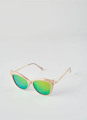 Lunettes de soleil beige CITY VISION EYEWEAR femme