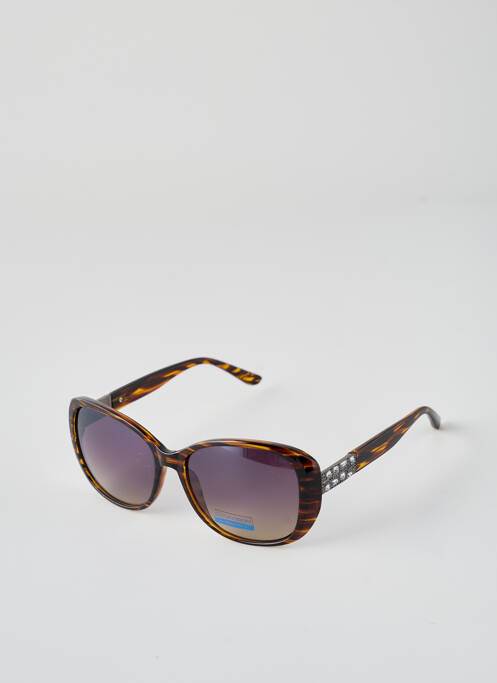 Lunettes de soleil imprimé fantaisie marron CITY VISION EYEWEAR femme