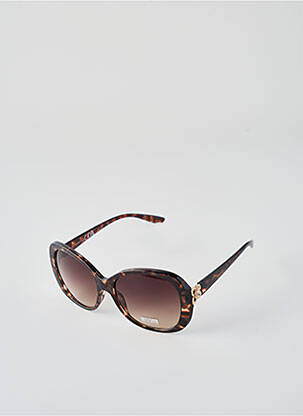Lunettes de soleil imprimé fantaisie marron CITY VISION EYEWEAR femme