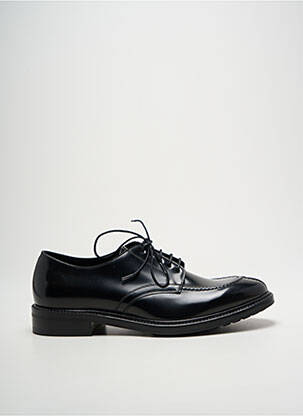 Derbies tissage satiné talon bas noir PAUL SMITH homme