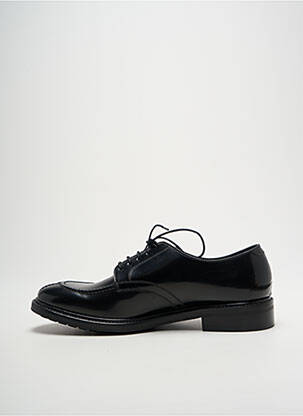Derbies tissage satiné talon bas noir PAUL SMITH homme