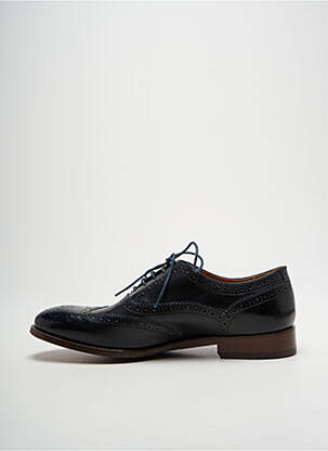 Derbies tissage satiné talon bas noir PAUL SMITH homme