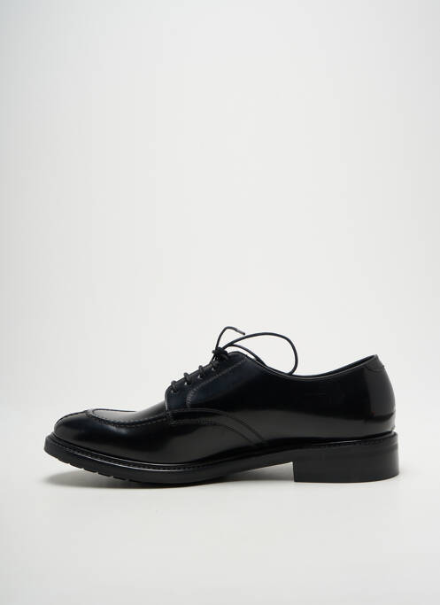 Derbies tissage satiné talon bas noir PAUL SMITH homme