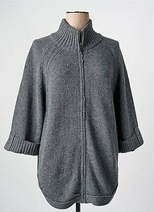 Gilet manches longues manches 3/4 gris BARBARA LEBEK femme