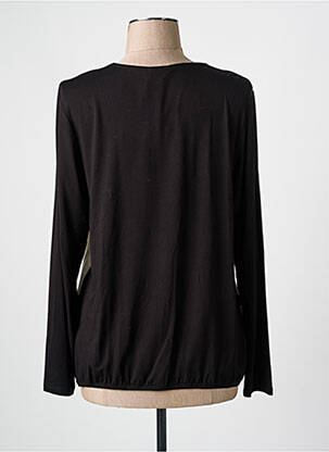 Top imprimé fantaisie manches longues noir BARBARA LEBEK femme