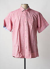 Chemise manches courtes rouge EMYLE pour homme seconde vue