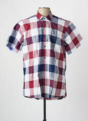 Chemise manches courtes rouge EMYLE pour homme seconde vue