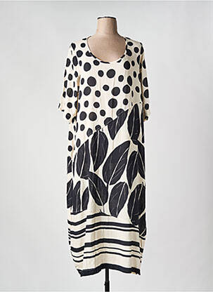 Robe longue beige G!OZE pour femme