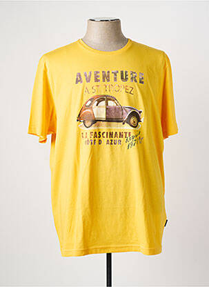 T-shirt jaune HAJO pour homme