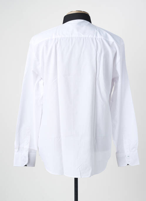 Chemise manches longues blanc CAP 10 TEN pour homme