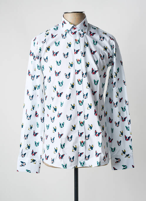 Chemise manches longues blanc EMYLE pour homme