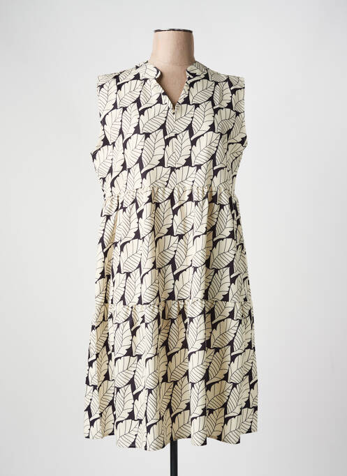 Robe mi-longue noir NARA pour femme