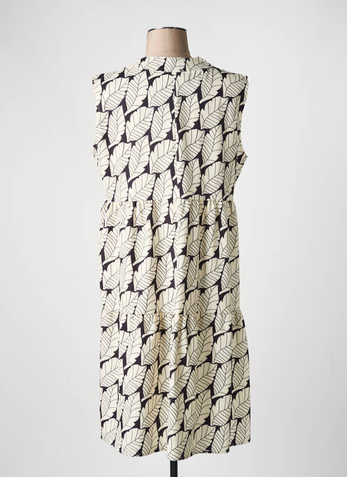 Robe mi-longue noir NARA pour femme