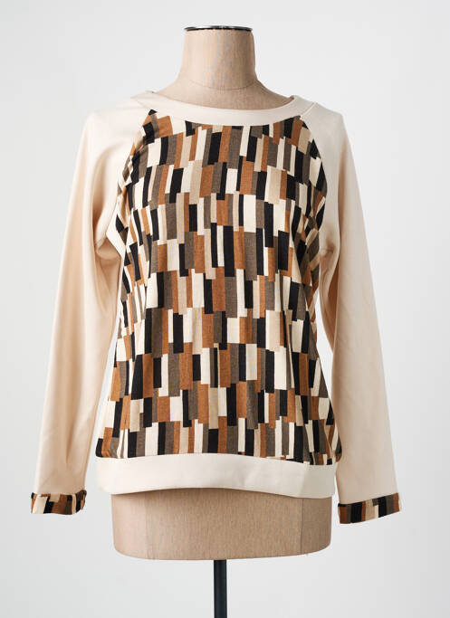 Top beige AZAY pour femme
