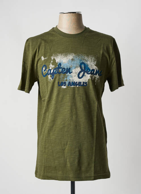 T-shirt vert CAPTEN pour homme