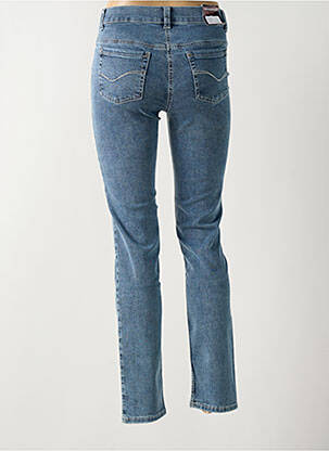 Jeans coupe slim stretch taille normale bleu ANNA MONTANA femme