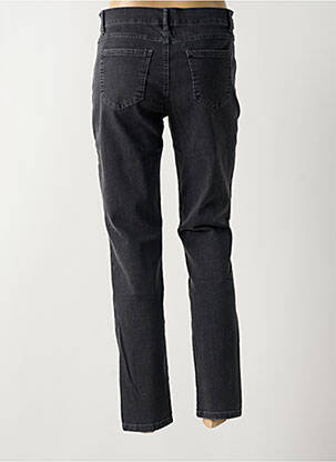Jeans coupe slim stretch taille normale noir ANNA MONTANA femme