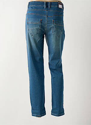 Jeans coupe slim stretch taille normale bleu ANNA MONTANA femme