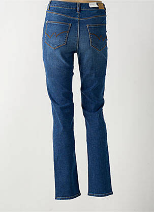Jeans coupe droite taille haute taille haute bleu KANOPE femme