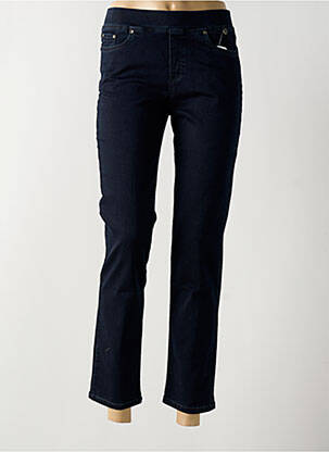 Jegging tissage denim taille normale bleu ANNA MONTANA femme