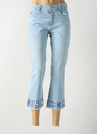 Jeans bootcut taille normale taille normale bleu ANNA MONTANA femme