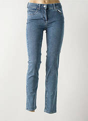 Jeans coupe slim bleu ANNA MONTANA pour femme seconde vue